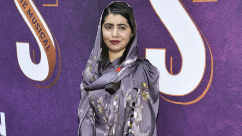 Malala Yousafzai lors de la première de la comédie musicale Suffs à Broadway, le 18 avril 2024.