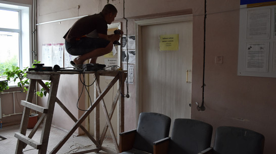 В поликлиническом отделении Петропавловской районной больницы начали капремонт