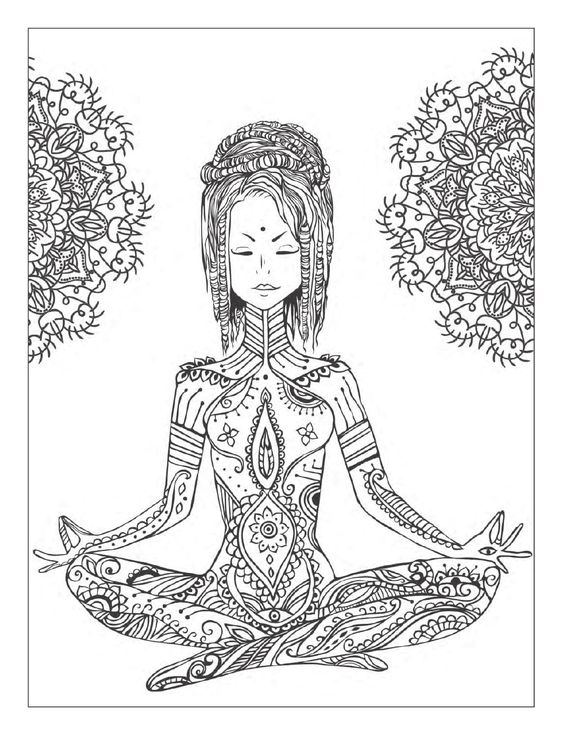 Yoga and meditation coloring book for adults: With Yoga Poses and Mandalas by Alexandru Ciobanu - issuu: 