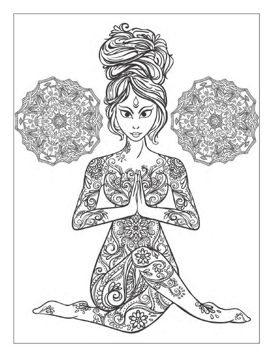 Yoga and meditation coloring book for adults: With Yoga Poses and Mandalas by Alexandru Ciobanu - issuu: 