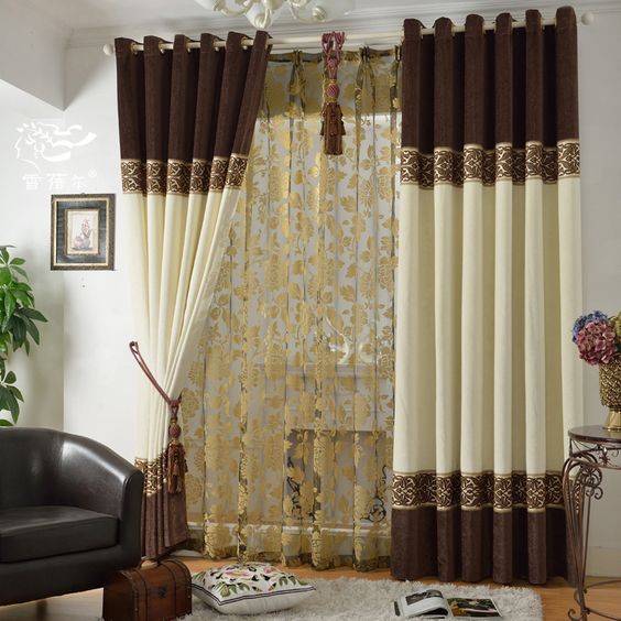 Cortina 2015 tempo limitado incluído Hot início decoração para janela de qualidade estilo chinês Cortina Chenille pano cortinas do para em Cortinas de Casa & jardim no AliExpress.com | Alibaba Group: 