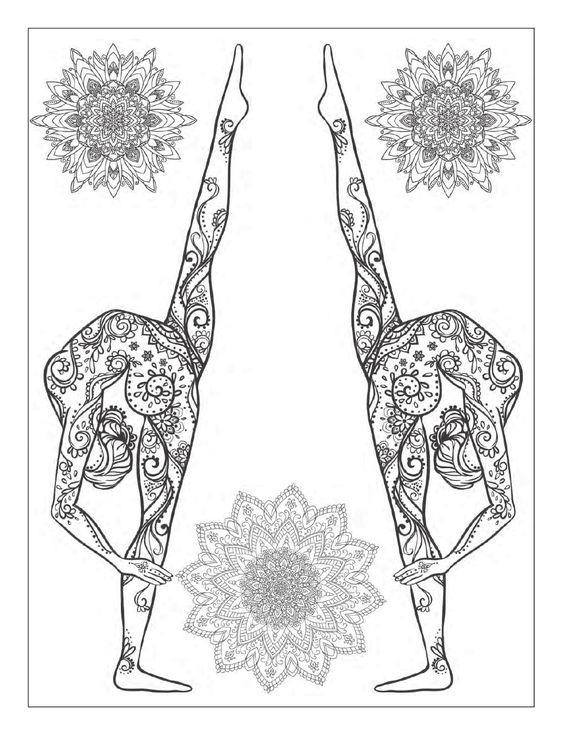 Yoga and meditation coloring book for adults: With Yoga Poses and Mandalas by Alexandru Ciobanu - issuu: 