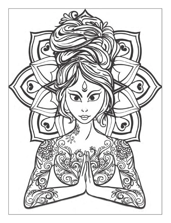 Yoga and meditation coloring book for adults: With Yoga Poses and Mandalas by Alexandru Ciobanu - issuu: 