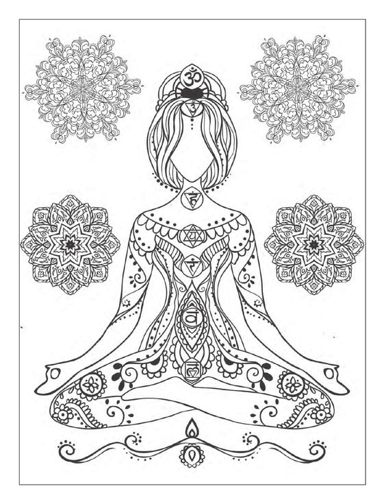 Yoga and meditation coloring book for adults: With Yoga Poses and Mandalas by Alexandru Ciobanu - issuu: 