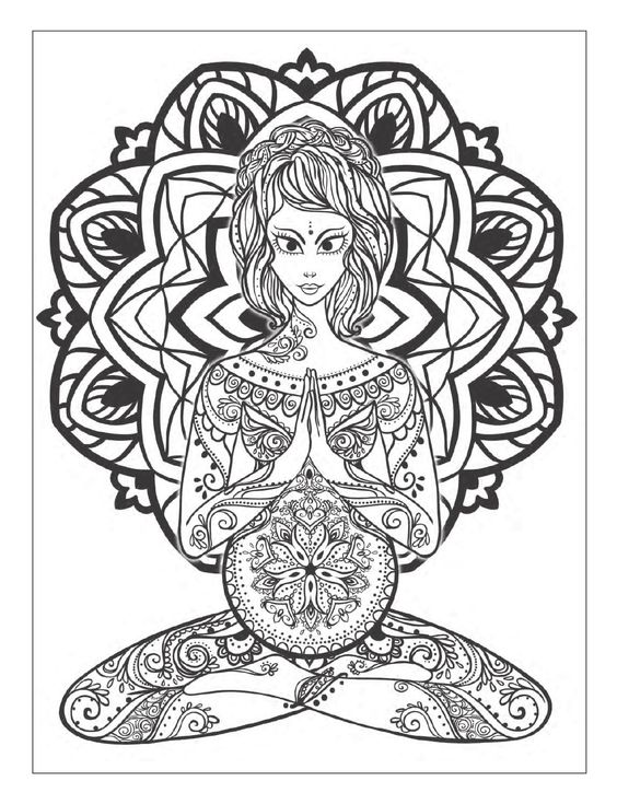 Yoga and meditation coloring book for adults: With Yoga Poses and Mandalas by Alexandru Ciobanu - issuu: 