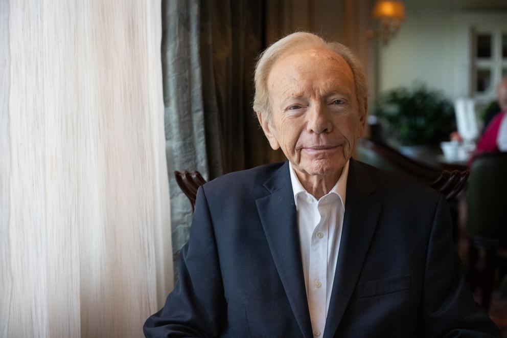 PHOTO: Senator Joe Lieberman poses for a portrait in Beijing, on Oct. 15, 2023. 