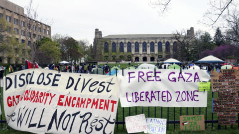 Des étudiants de l'université d'Evanston dans l'Illinois réclament le retrait des fonds liés à Israël ou qui profitent de la guerre à Gaza.
