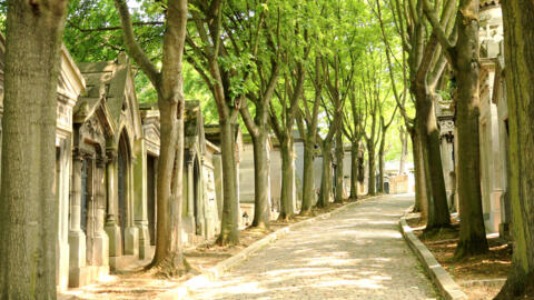 Le cimetière du Père-Lachaise.