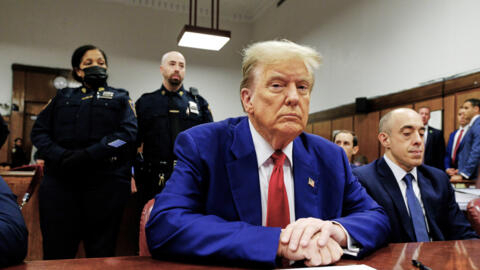 L'ancien président américain Donald Trump lors de son procès à New York, aux États-Unis, le 30 avril 2024.