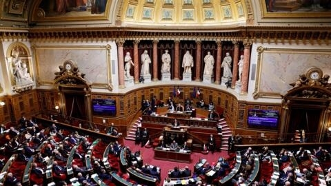 The French Senate in Paris on February 28, 2024. 