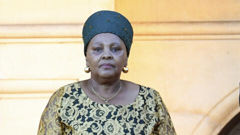 South African Speaker of the National Assembly of South Africa Nosiviwe Mapisa-Nqakula at the City Hall in Cape Town on Feb. 8, 2024.