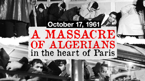 A massacre of Algerians in the heart of Paris.