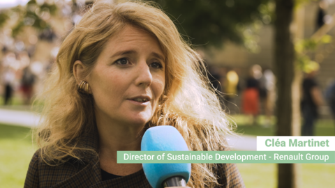 Cléa Martinet, Director of Sustainable Development - Renault Group