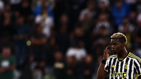 [File photo] Juventus French midfielder Paul Pogba during a football match against Bologna in Turin on August 27, 2023. 