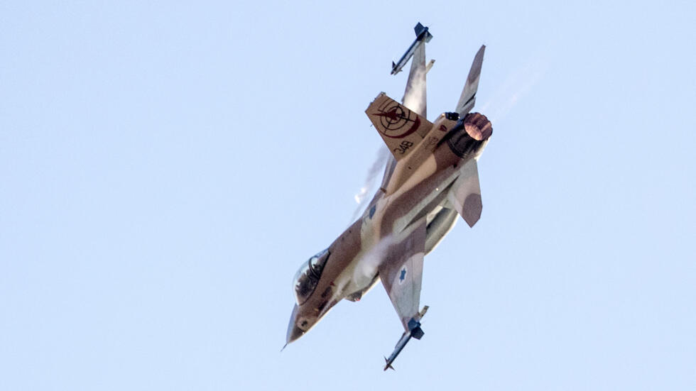 An Israeli Air Force F-16 Fighting Falcon fighter plane performs at an air show at Israel’s Hatzerim base in the Negev desert on June 29, 2017.