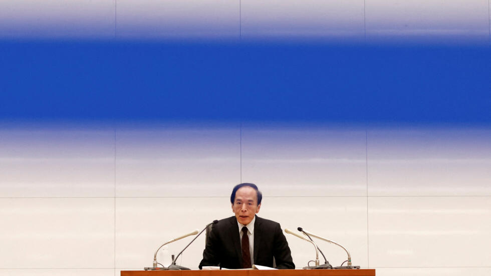 File photo of Bank of Japan Governor Kazuo Ueda attending a press conference after their policy meeting at BOJ headquarters in Tokyo, Japan December 19, 2023.