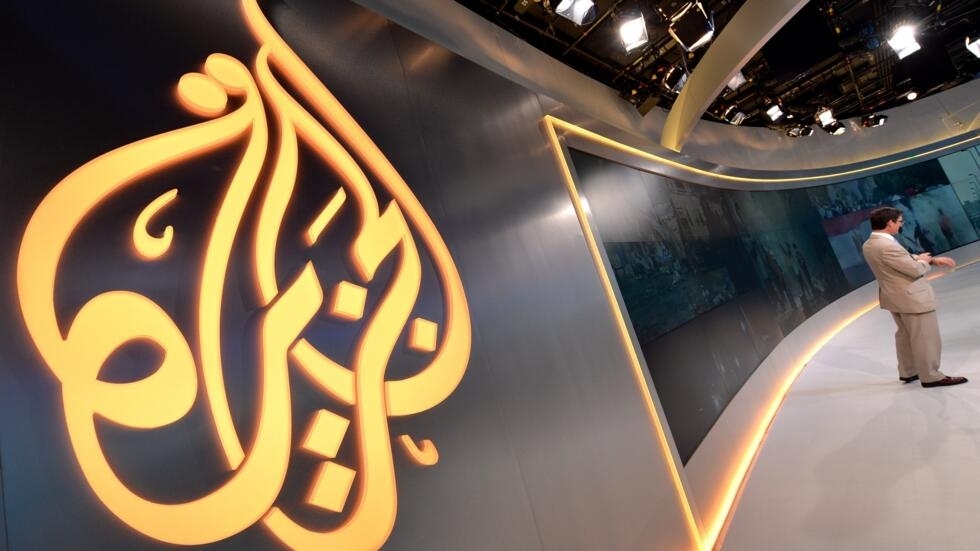 شعار قناة الجزيرة بتاريخ 16 آب/اغسطس 2013