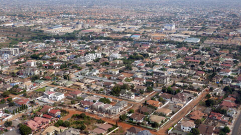 Une vue aérienne d'Accra, au Ghana.