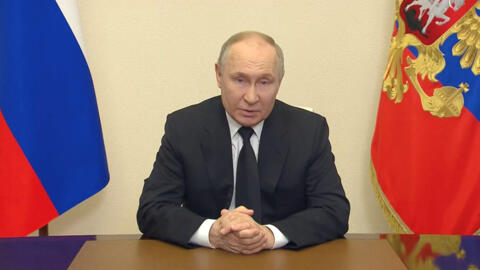 Владимир Путин обратился к россиянам через 19 часов после теракта.