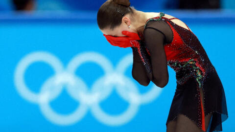 Камила Валиева на Олимпиаде в Пекине в 2022 году