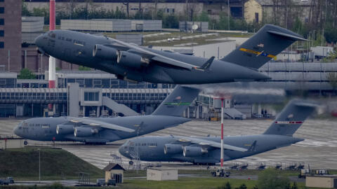 Des avions de transport américains C-17 sur la base de Ramstein en Allemagne (image d'illustration). 