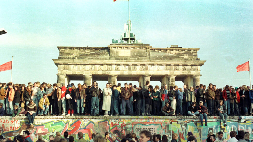 Берлинская стена 10 ноября 1989 года