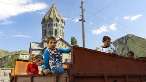 Беженцы из Нагорного Карабаха. Октябрь, 2023 г. Армения