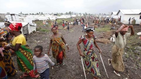 [Image d'illustration] Le camp de déplacés de Mugunga, près de Goma.