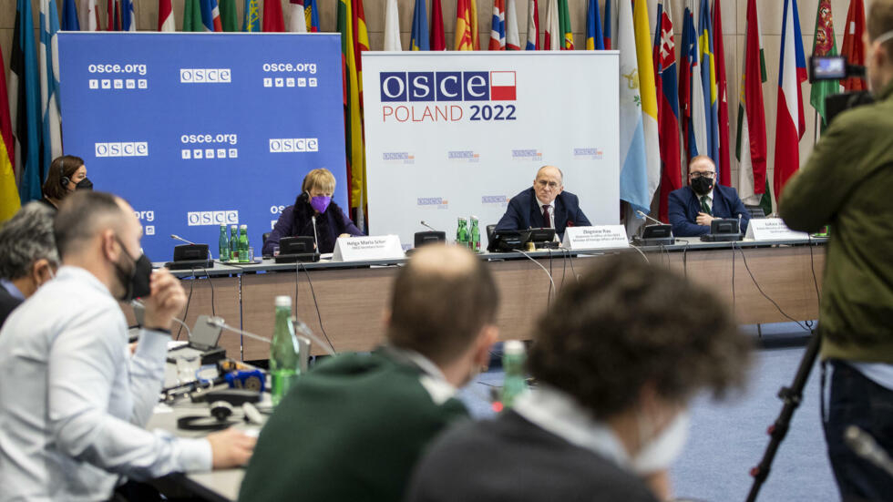 Заседание Постоянного совета ОБСЕ в Вене, 13 января 2022 год.