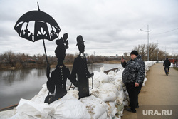 В Кургане уровень воды в реке Тобол снизился еще на 7 сантиметров