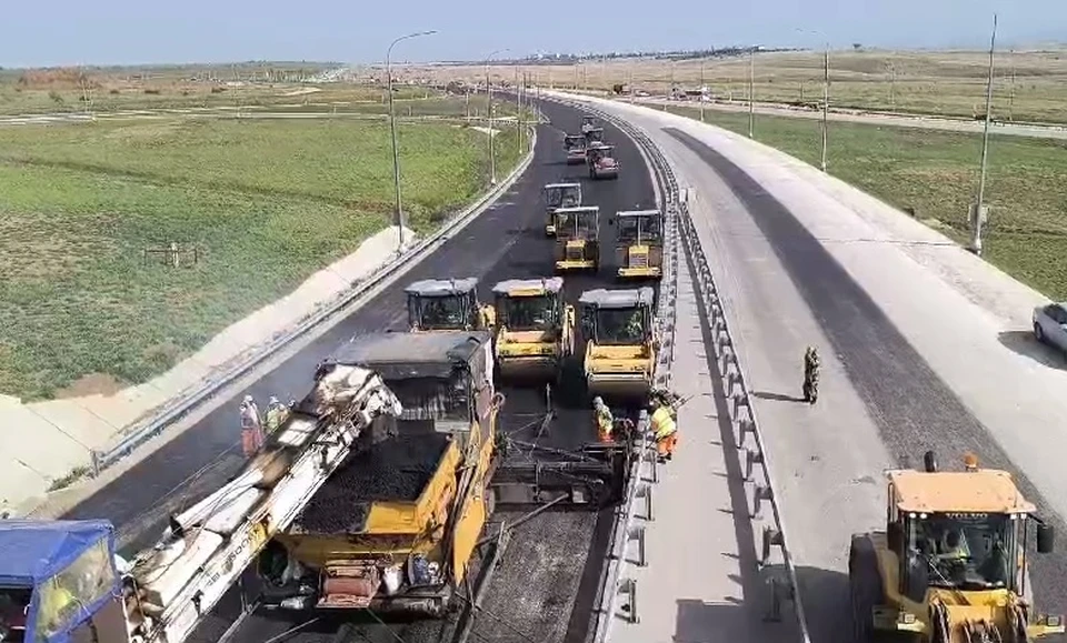 Фото: кадр видео Службы автомобильных дорог Крыма