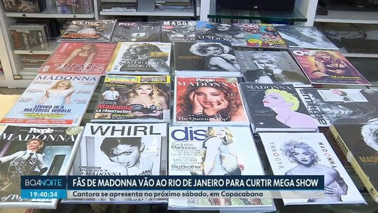 Fã de Madonna, paranaense tem casa inundada por CDs, discos e raridades da rainha do pop - Programa: Boa Noite Paraná 