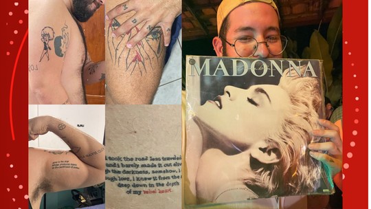 'São 5 tatuagens da Madonna, ela fez parte do meu TCC, mestrado e agora  vou assistir de perto', diz fã paraense