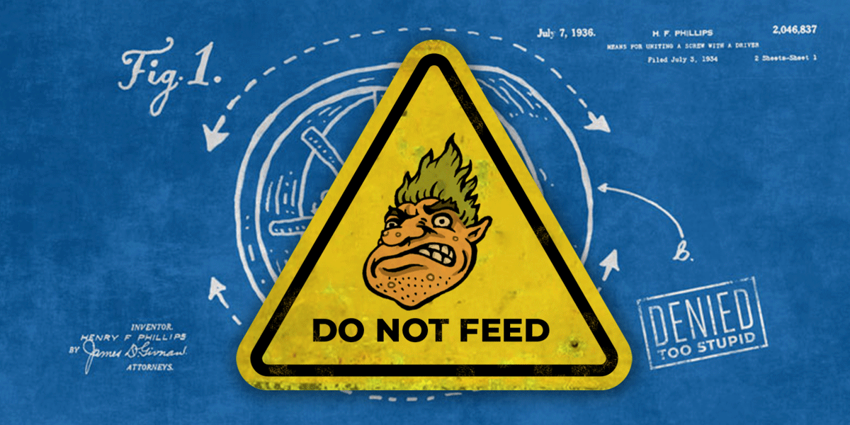 Patent troll warning