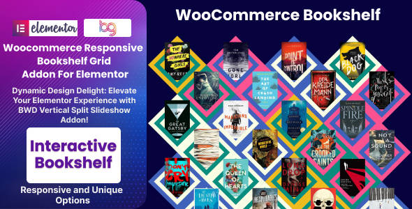 Free download BWD Woocommerce Responsive Bookshelf Grid Addon For Elementor