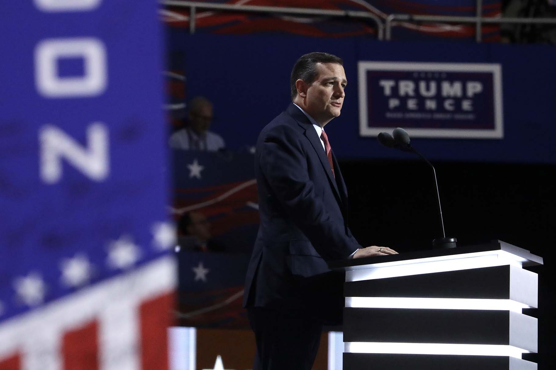 Ted Cruz booed lustily as he refuses to endorse Donald Trump