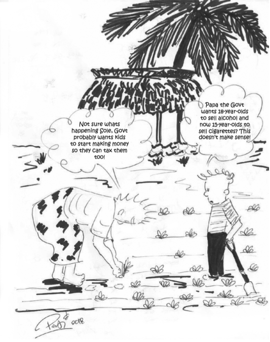 Samoa Observer Cartoon