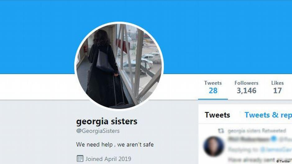 Screenshot Twitter: Georgia Sisters | Source: Twitter