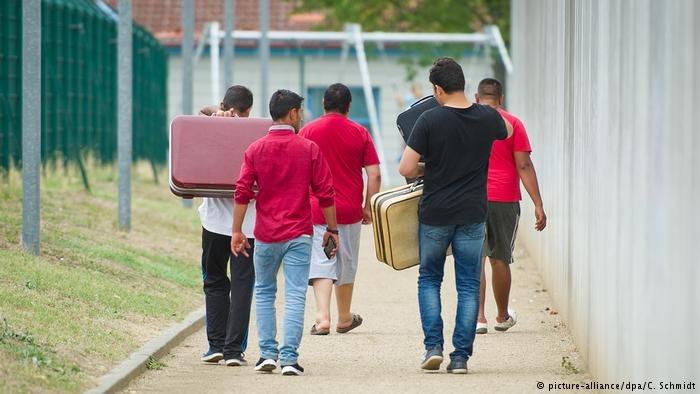 Migrants in Ingelheim, Germany