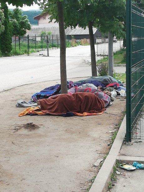 In Bihac, Bosnia, many migrants are sleeping rough | Photo: IFRC
