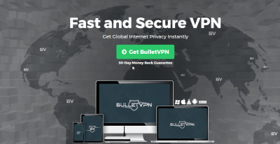 BulletVPN-homepage