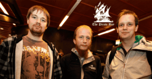 founders of tpb Fredrik Neij, Gottfrid Svartholm Warg and Peter Sunde