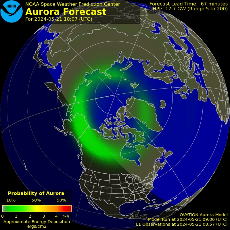 NASA aurora activity