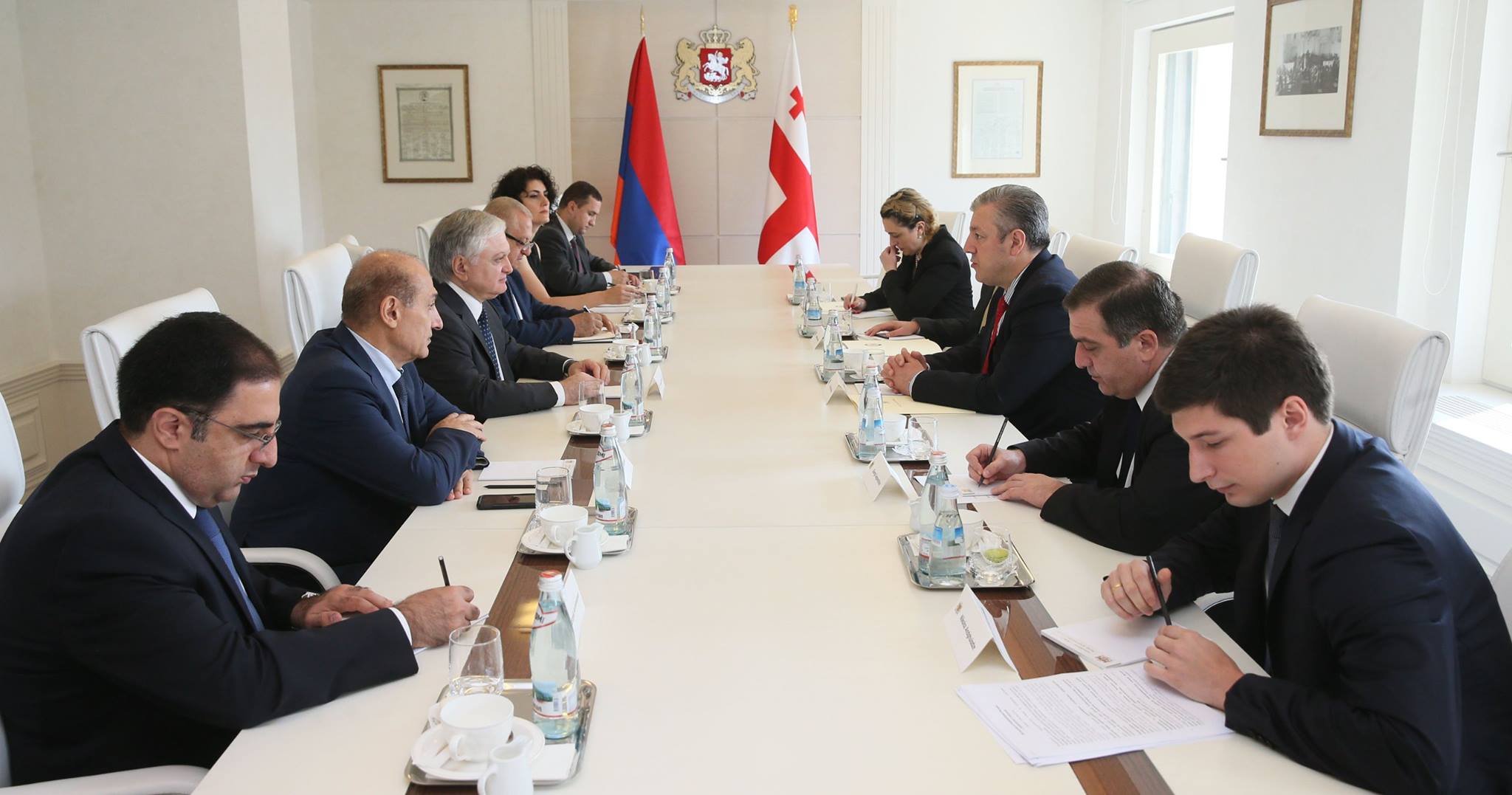 Глава МИД Армении Эдвард Налбандян находится с визитом в Тбилиси