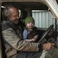 Peter Dunn and his 20 month old daughter Eleanora on the Dunn’s North Blackwood spud farming family farm in Central Victoria. They’ll be part of the Trentham Spudfest, a festival celebrating all things potato.