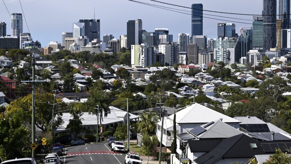 Brisbane house prices have hit a record high.