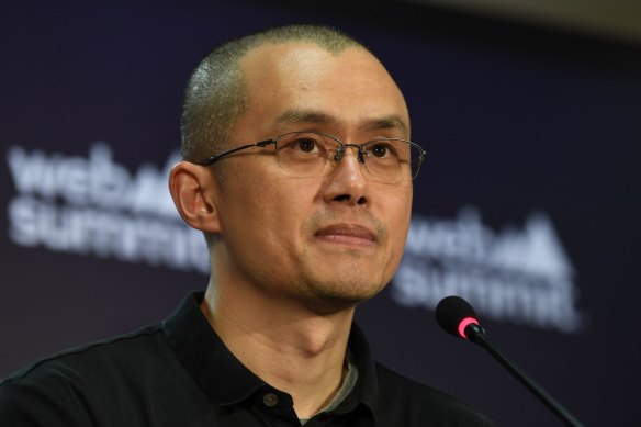 Binance chief Changpeng Zhao.