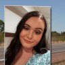 Abbey Sheriff, 21, was killed when her Nissan X-Trail and a Nissan Maxima collided on the Kwinana Freeway.