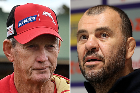 Wayne Bennett and Michael Cheika. 