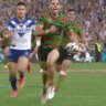 Greg Inglis celebrating a try.